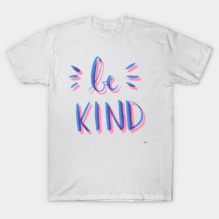 Be Kind - Pink & Blue T-Shirt